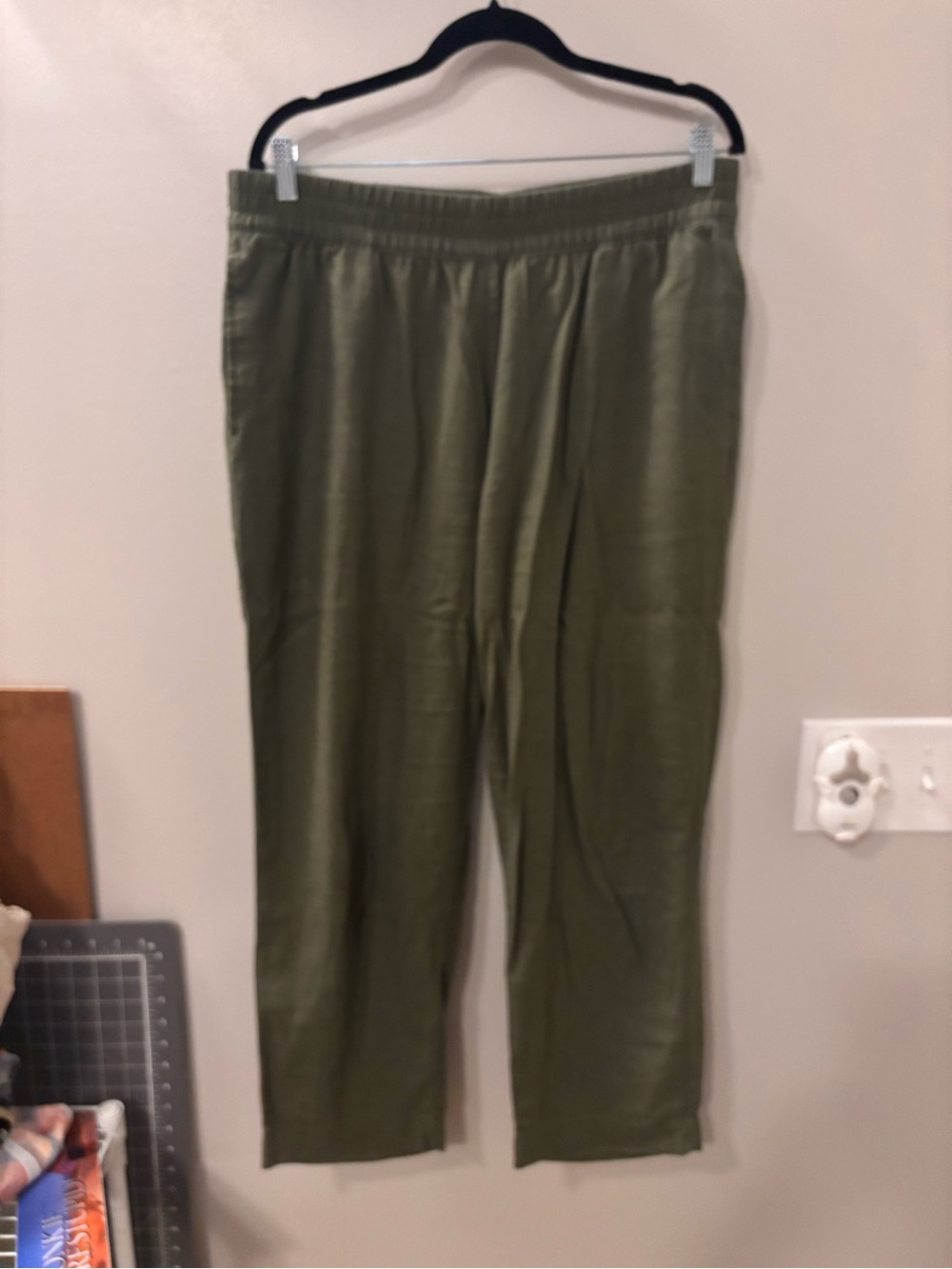 Geeen linen pants